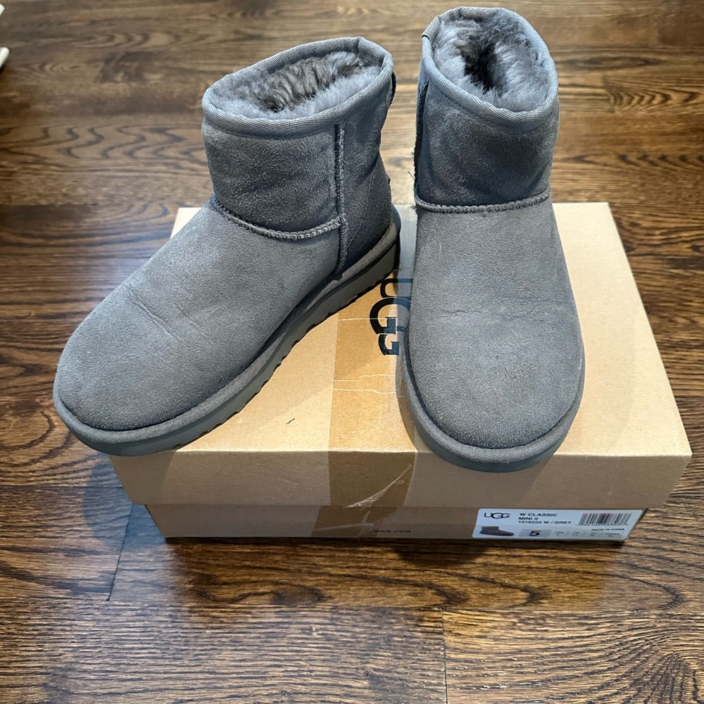 UGG Mini Gray Boots